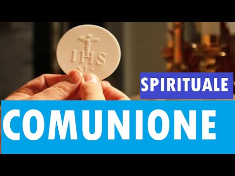 Preghiera per ricevere la comunione spirituale